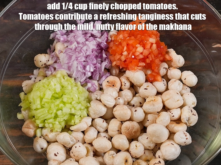 Step 5 – <p><span style="background-color:rgb(255,255,255);color:rgb(0,0,0);">Add 1/4 cup </span><a href="https://www.tarladalal.com/glossary-tomatoes-tamatar-639i#ing_3501"><u>finely chopped tomatoes</u></a><u>.</u><span style="background-color:rgb(255,255,255);color:rgb(0,0,0);"> Tomatoes contribute a refreshing tanginess that …