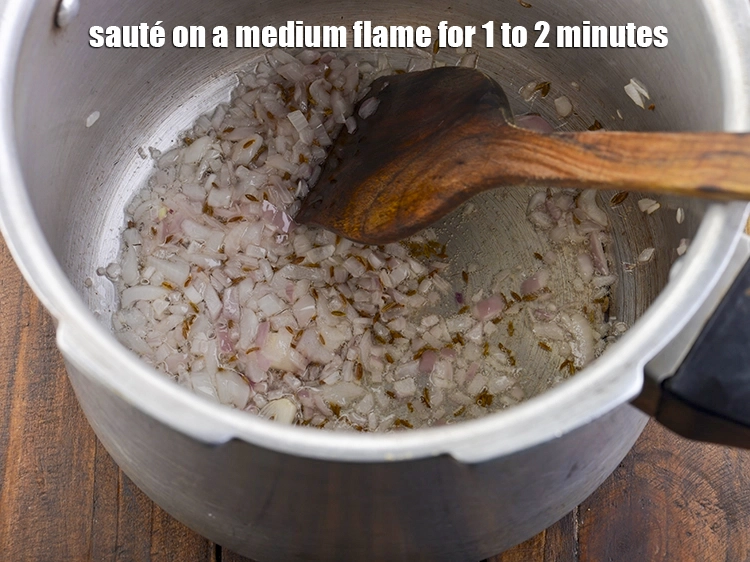 Step 14 – <p>Sauté on a medium flame for 1 to 2 minutes.</p>