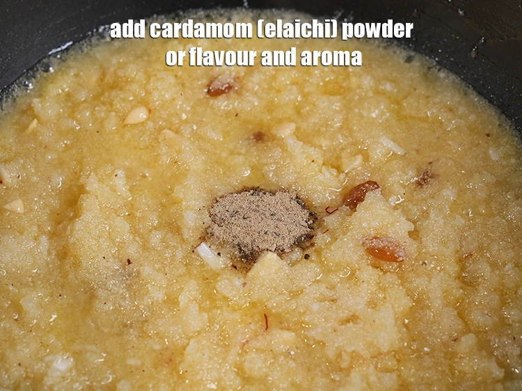 Step 17 – <p><span style="background-color:rgb(255,255,255);color:rgb(0,0,0);">And cardamom powder for flavour and aroma.</span></p>