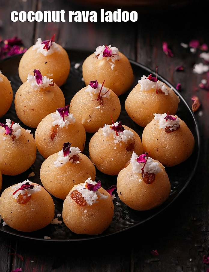 Step 31 – <p><span style="background-color:rgb(255,255,255);color:rgb(0,0,0);">Serve </span><strong>rava coconut ladoo |&nbsp;coconut rava ladoo | sooji laddu | </strong><span style="background-color:rgb(255,255,255);color:rgb(0,0,0);">with savoury …