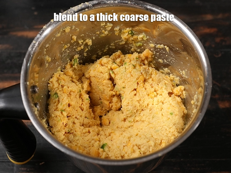 Step 13 – <p><span style="background-color:rgb(255,255,255);color:rgb(0,0,0);">Blend to a thick coarse paste.</span></p>