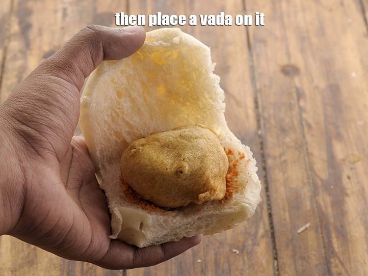 Step 20 – <p>Then place a vada on it.</p>