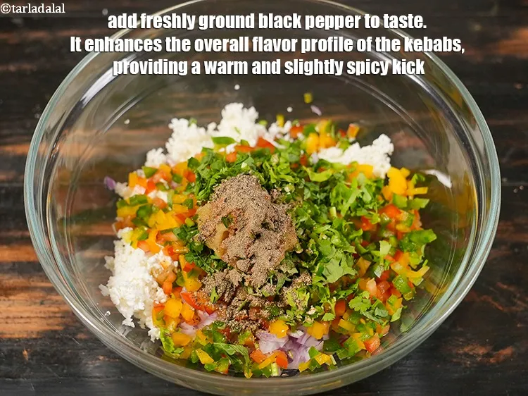 Step 13 – <p>Add ¼ tsp <a href="https://www.tarladalal.com/glossary-freshly-ground-black-pepper-kalimirch-powder-kali-mirch-ka-powder-567i">freshly ground black pepper (kalimirch)</a>&nbsp;to taste. It enhances the overall flavor …