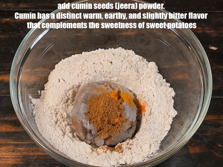 Step 5 – <p>Add 1/2 tsp <a href="/glossary-cumin-seeds-jeera-zeera-381i#ing_3325"><u>cumin seeds (jeera) powder</u></a><u>.</u> <span style="color:rgb(0,0,0);">Cumin has a distinct warm, earthy, …