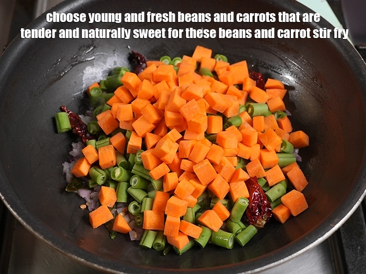 Step 25 – <p><span style="background-color:rgb(255,255,255);color:rgb(0,0,0);">Choose young and fresh beans and carrots that are tender and naturally sweet for …