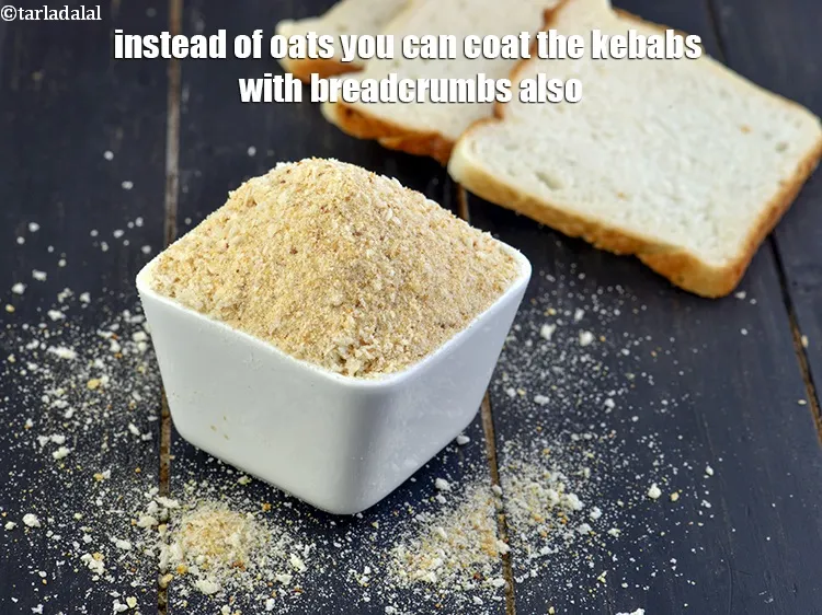 Step 24 – <p>Instead of oats you can coat the kebabs with breadcrumbs also.</p>