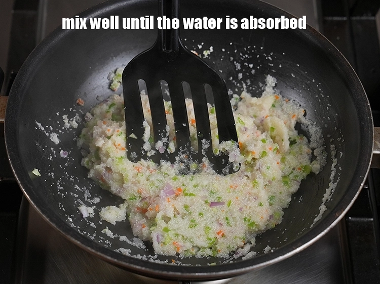 Step 12 – <p><span style="color:rgb(34,34,34);">Mix well until the water is absorbed.</span></p>