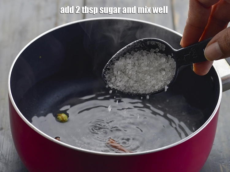 Step 6 – <p>Also, add the <span style="background-color:rgb(255,255,255);color:rgb(0,0,0);">2 tbsp </span><a href="https://www.tarladalal.com/glossary-sugar-chini-shakkar-278i"><u>sugar</u></a> and mix well. You can substitute sugar …