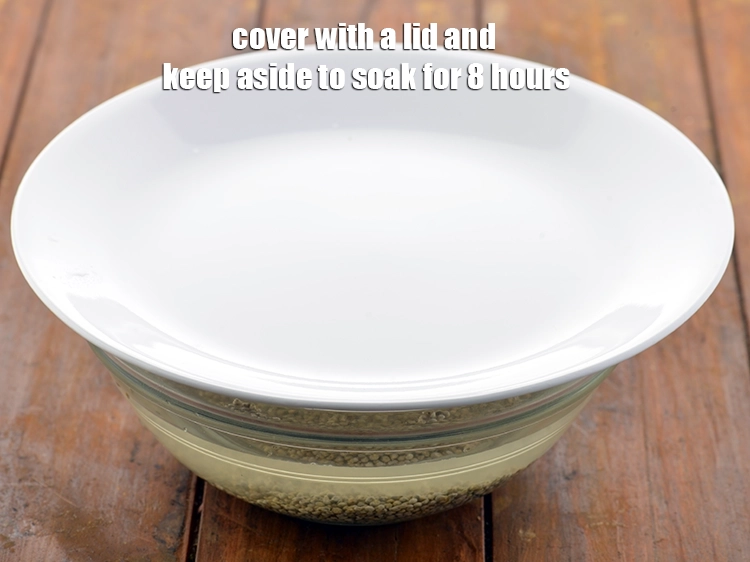 Step 4 – <p>Cover with a lid and keep aside to soak for 8 hours. If you do …