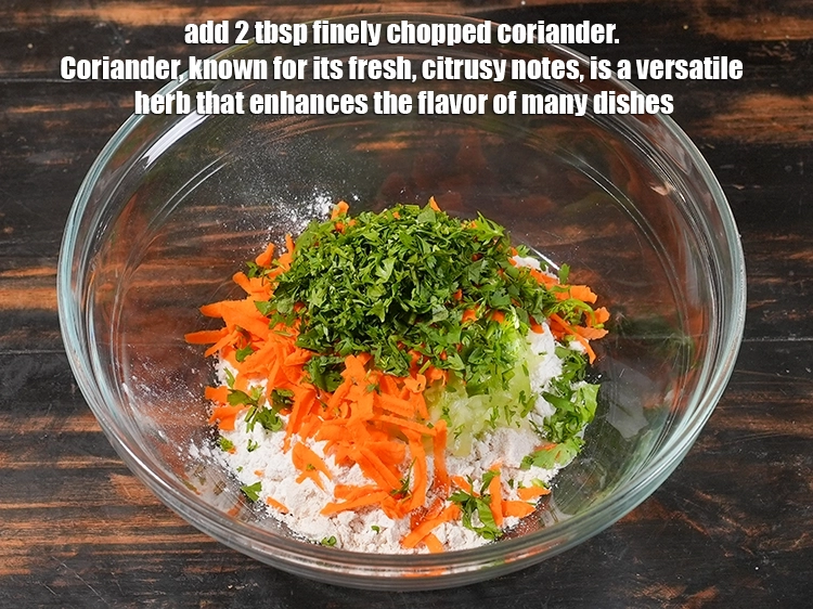 Step 6 – <p>Add 2 tbsp <a href="/myadmin/recipe/7915/ingredient/80240/edit/"><u>finely chopped coriander</u></a><u>. </u><span style="color:rgb(0,0,0);">Coriander, known for its fresh, citrusy notes, …