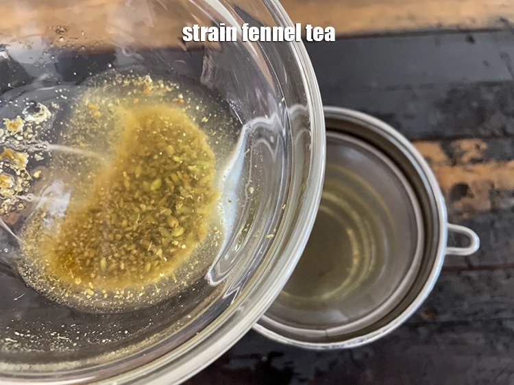 Step 19 – <p>Strain <strong>fennel tea to relieve constipation | fennel tea benefits | healthy saunf tea |</strong>. …
