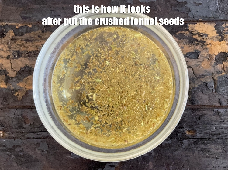 Step 15 – <p>This is how it looks after i put the crushed fennel seeds.</p>