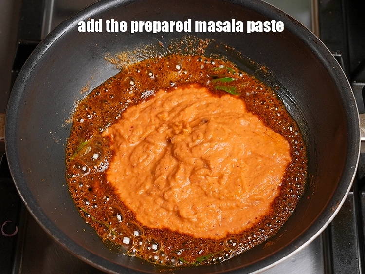Step 31 – <p>Add the prepared masala paste.</p>