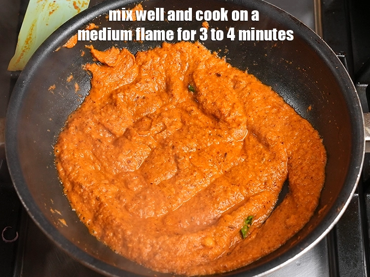 Step 32 – <p>Mix well and cook on a medium flame for 3 to 4 minutes, while stirring …