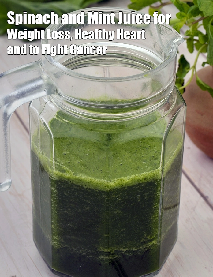 Step 2 – <p><strong>Spinach and Mint Juice for Weight Loss, Healthy Heart and to Fight Cancer.</strong></p>