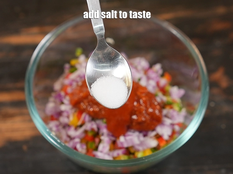 Step 9 – <p>Add salt to taste. At this stage, you can taste a spoonful of mixture and …