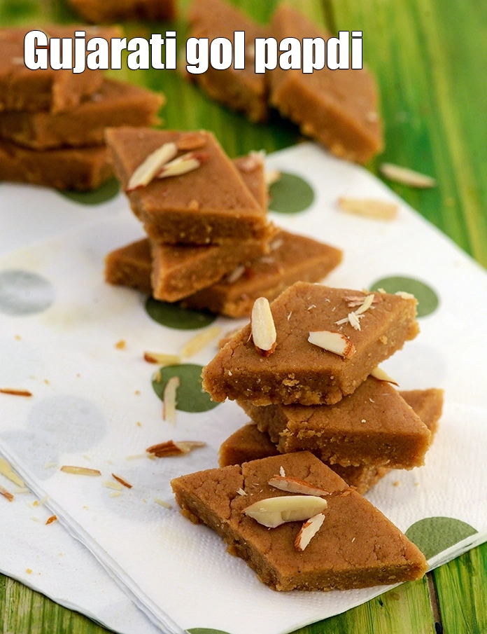 Step 16 – <p>Remove the pieces and store&nbsp;<strong>golpapdi | Gujarati gol papdi |&nbsp;&nbsp;gur papdi | sukhdi |</strong>&nbsp;in an …