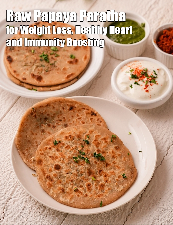Step 34 – <p><strong>Raw Papaya Paratha for Weight Loss, Healthy Heart and Immunity Boosting.</strong></p>