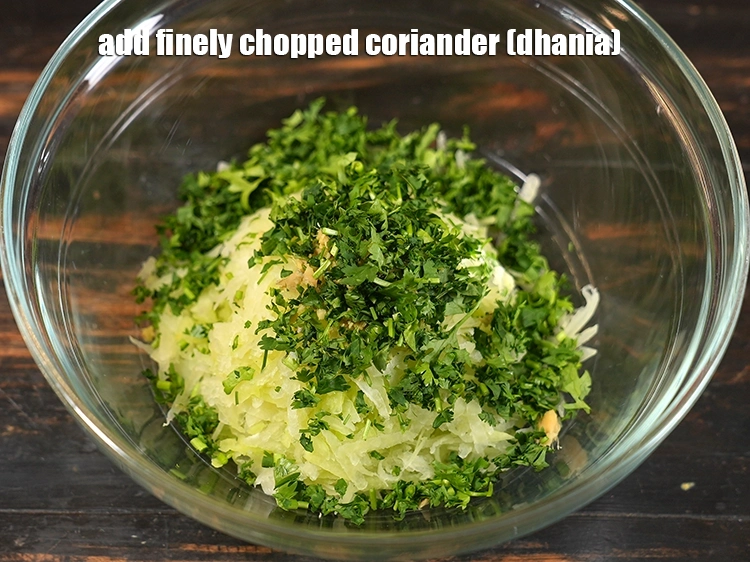 Step 10 – <p>Add <span style="background-color:rgb(255,255,255);color:rgb(0,0,0);">1/4 cup finely </span><a href="https://www.tarladalal.com/glossary-coriander-dhania-kothmir-369i#ing_2365"><u>chopped coriander (dhania)</u></a>. This pairs very well with the …