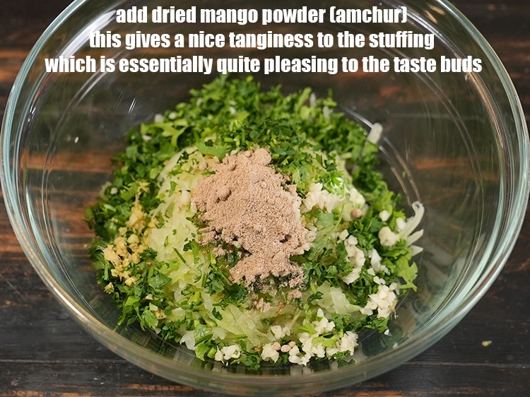 Step 13 – <p>Add <span style="background-color:rgb(255,255,255);color:rgb(0,0,0);">1 tsp </span><a href="https://www.tarladalal.com/glossary-dried-mango-powder-amchur-powder-148i"><u>dried mango powder (amchur)</u></a>. Also known as amchur power, this …