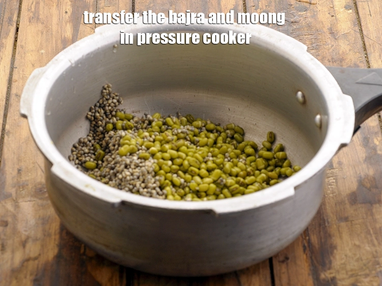 Step 11 – <p>To make&nbsp;<strong>bajra whole moong and green pea khichdi recipe | healthy whole moong bajra and …