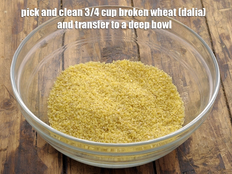 Step 6 – <p>To prepare&nbsp;<strong>fada ni khichdi recipe | broken wheat khichdi with vegetables | Gujarati style fada …