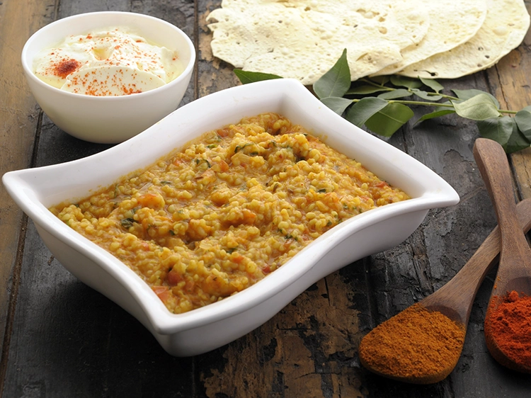 Step 47 – <p><strong>Khichdi</strong> is a staple food in our country. Generally, it is made with a combination …