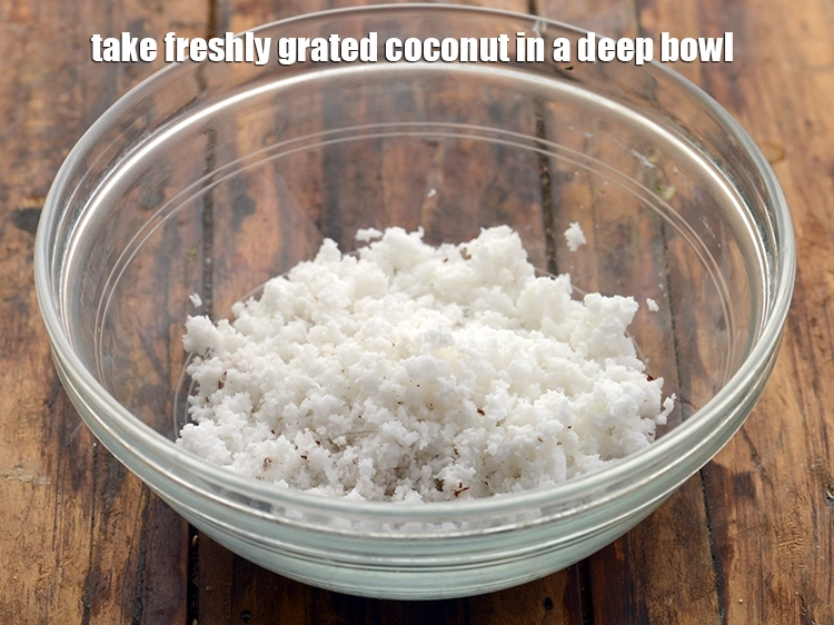 Step 6 – <p><span style="background-color:rgb(255,255,255);color:rgb(0,0,0);">To make&nbsp;</span><strong>coconut pachadi recipe | coconut raita | kobbari pachadi |</strong><span style="background-color:rgb(255,255,255);color:rgb(0,0,0);">&nbsp;take 1/2 cup …