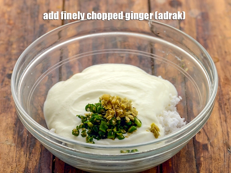 Step 9 – <p>Add <span style="background-color:rgb(255,255,255);color:rgb(0,0,0);">1/2 tsp finely </span><a href="https://www.tarladalal.com/glossary-ginger-adrak-453i#ing_2366"><u>chopped ginger (adrak)</u></a>. It will help in enhancing the …
