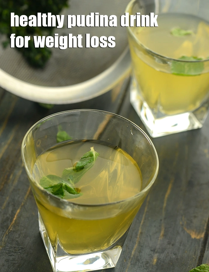 Step 18 – <p>Pour the <strong>pudina water</strong> for digestion into glasses and sip on it while it is …