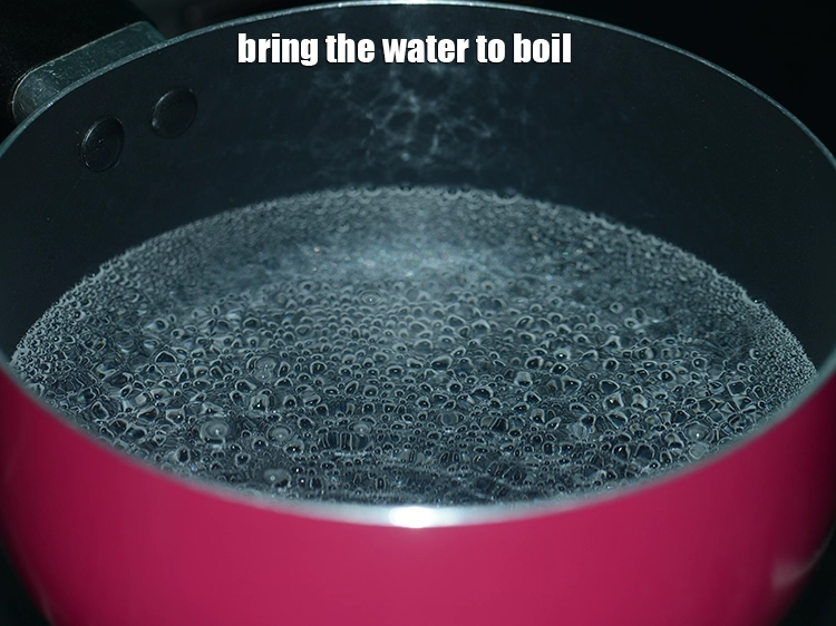 Step 14 – <p>Bring the water to boil.</p>