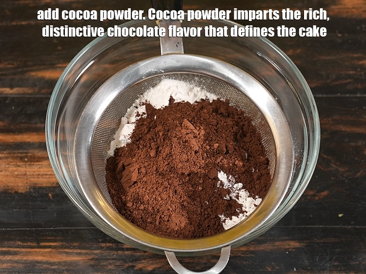 Step 62 – <p>Add ¼ cup <a href="https://www.tarladalal.in/glossary-cocoa-powder-284i"><u>cocoa powder</u></a>. Cocoa powder imparts the rich, distinctive chocolate flavor that …