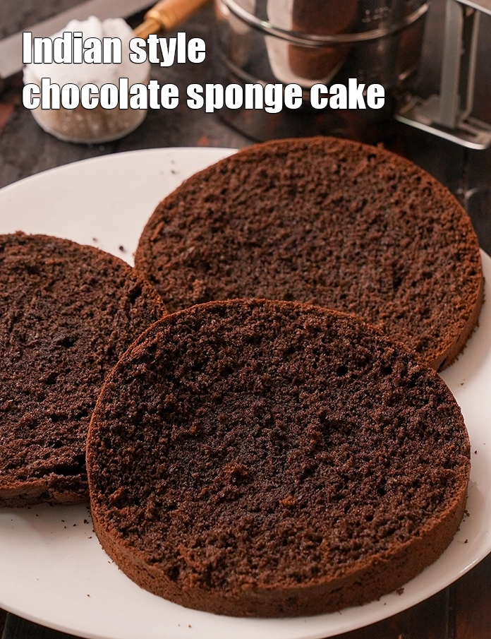Step 81 – <p>Serve chocolate sponge cake with eggs as it is or ice it using whipped cream.</p>