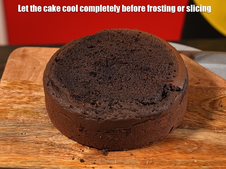 Step 85 – <p>Let the cake cool completely before frosting or slicing. This helps prevent the cake from …