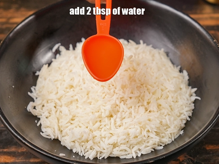 Step 3 – <p>Add 2 tbsp of water. Many people even add little milk for a flowy consistency, …