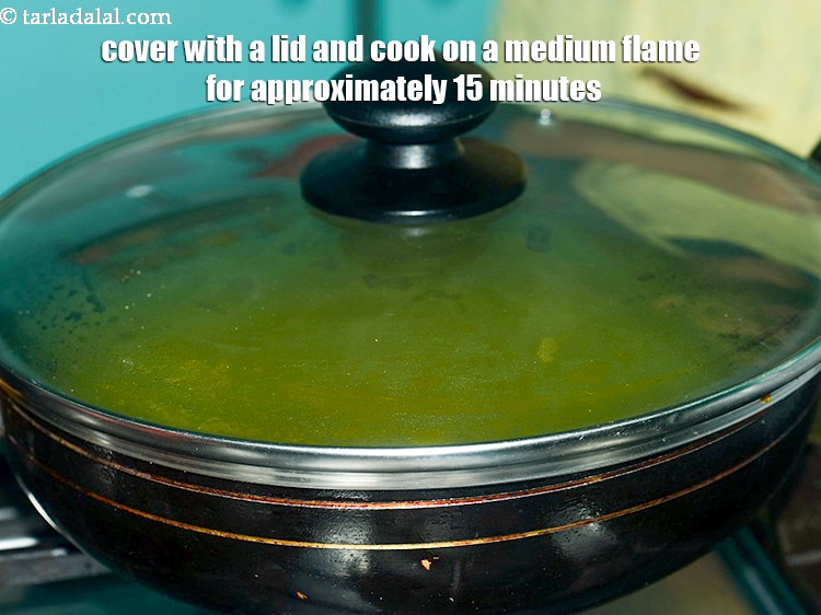 Step 27 – <p>Cover with a lid and cook on a medium flame for approximately 15 minutes. After …