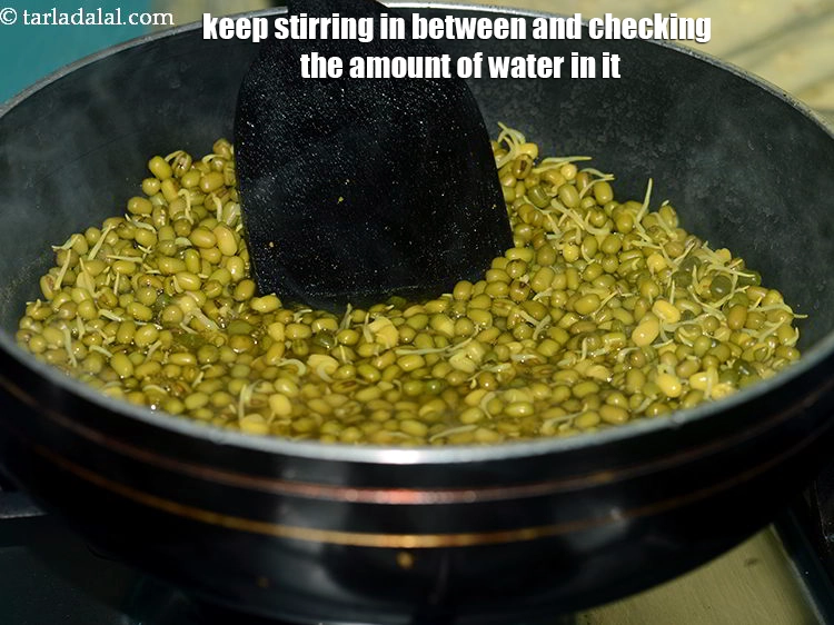 Step 28 – <p>Keep stirring in between and checking the amount of water in it.</p>