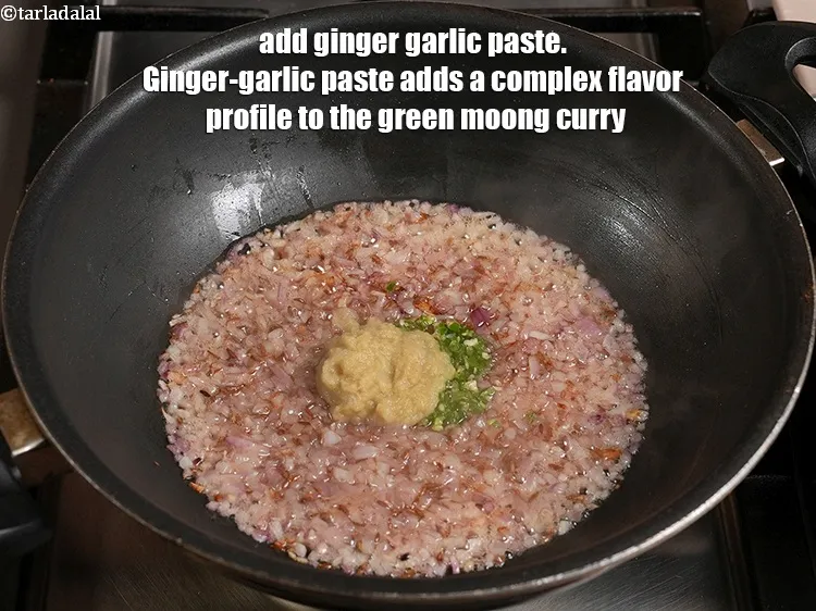 Step 16 – <p>Add 1 tbsp ginger garlic paste. Ginger-garlic paste adds a complex flavor profile to the …