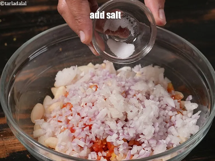 Step 21 – <p>Add 1/8 tsp salt or as advised by doctor / dietitian.</p>