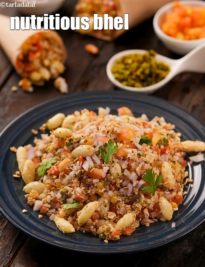 Step 23 – <p>Serve <strong>wheat puff and oats bhel recipe | oats and wheat puff bhel for chronic …