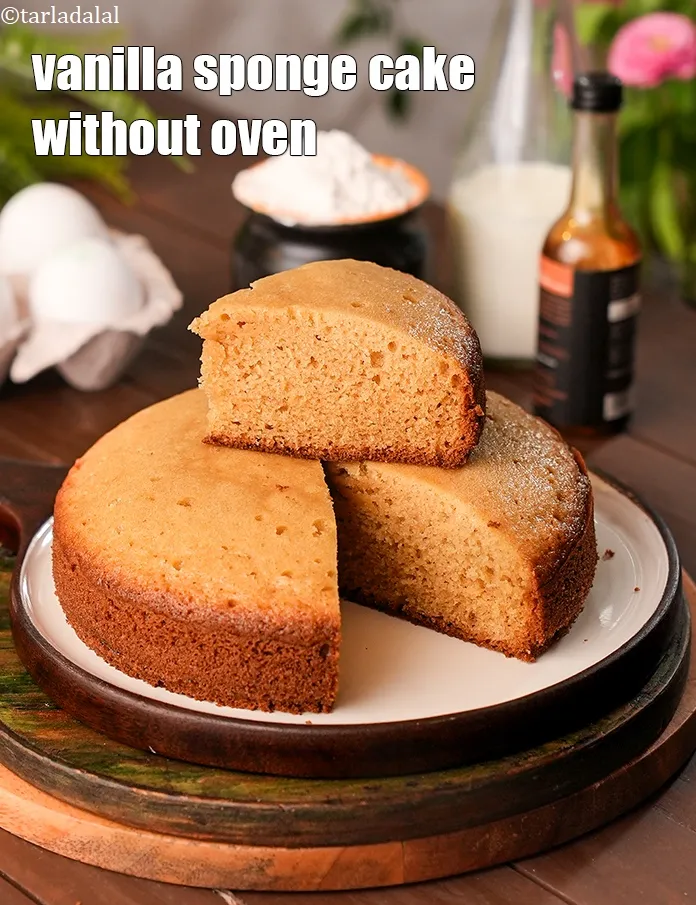 Step 25 – <p><strong>Basic vanilla sponge cake</strong> is a light and airy cake recipe made using eggs in …
