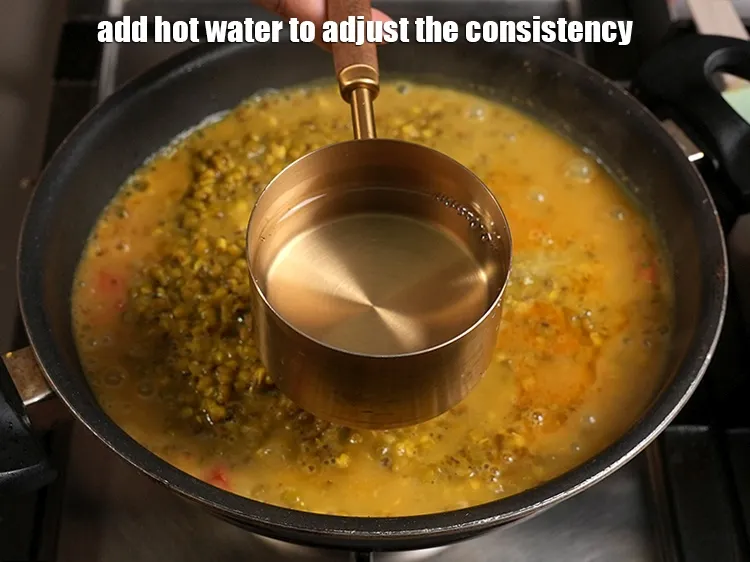 Step 27 – <p>Add 1/2&nbsp;cup of hot water to adjust the consistency.&nbsp;</p>