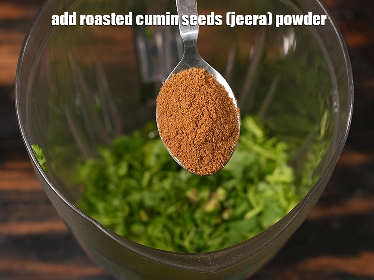 Step 12 – <p>Now add the <span style="background-color:rgb(255,255,255);color:rgb(0,0,0);">2 tsp roasted </span><a href="https://www.tarladalal.com/glossary-cumin-seeds-jeera-zeera-381i#ing_3325"><u>cumin seeds (jeera) powder</u></a>. To make the …