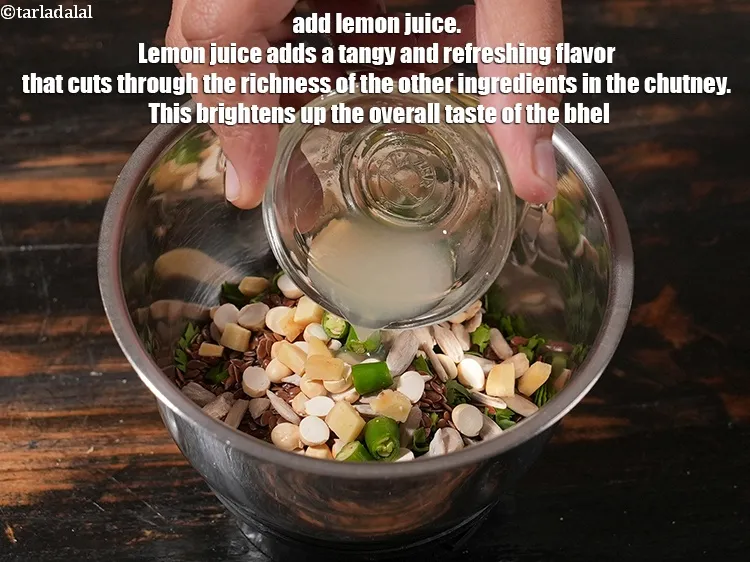 Step 9 – <p>Add 1 tsp <a href="https://www.tarladalal.com/glossary-lemon-juice-numbi-ka-ras-nimbu-ka-juice-471i">lemon juice</a>. Lemon juice adds a tangy and refreshing flavor that …