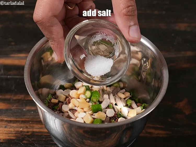 Step 10 – <p>Add 1/8 tsp salt or as advised by doctor / dietitian.</p>