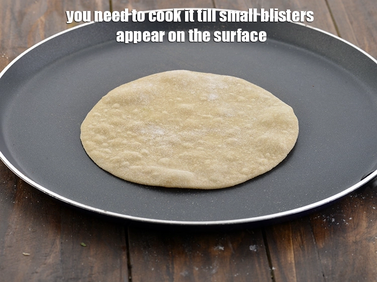 Step 13 – <p>You need to cook it till small blisters appear on the surface. Make sure that …