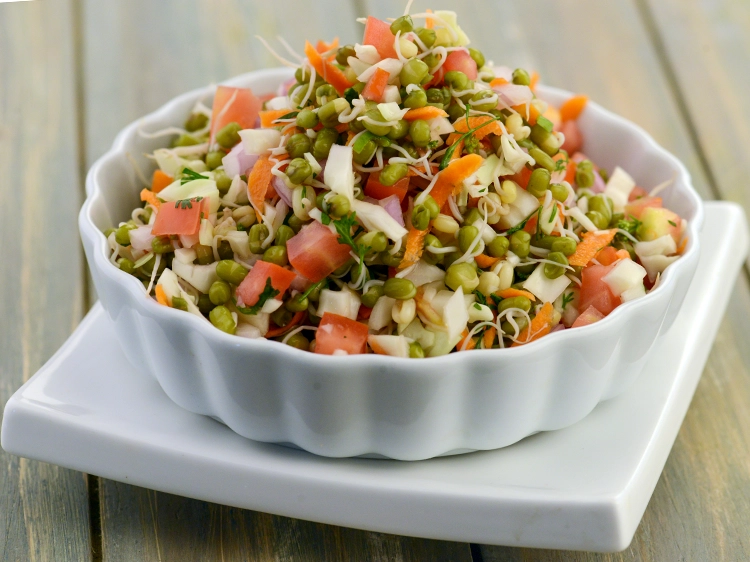 Step 17 – <p>You can even refrigerate quick and <strong>healthy moong sprouts salad</strong> for 1 hour and serve …