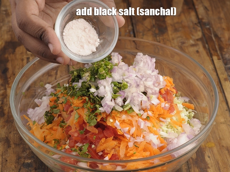 Step 13 – <p>Add <span style="background-color:rgb(255,255,255);color:rgb(0,0,0);">1/2 tsp </span><a href="https://www.tarladalal.com/glossary-black-salt-sanchal-kala-namak-422i"><u>black salt (sanchal)</u></a>. Other aromatic spices like roasted cumin seeds …
