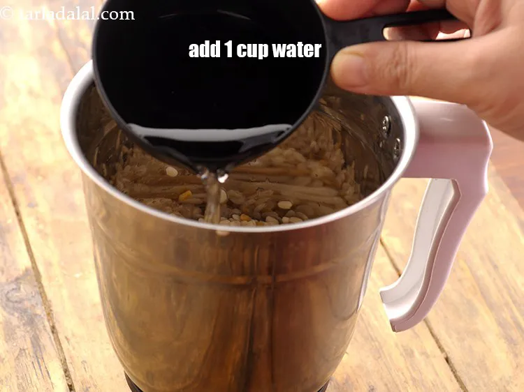 Step 9 – <p>Add approx. 1 cup of water. Do not add all water at once, start with …