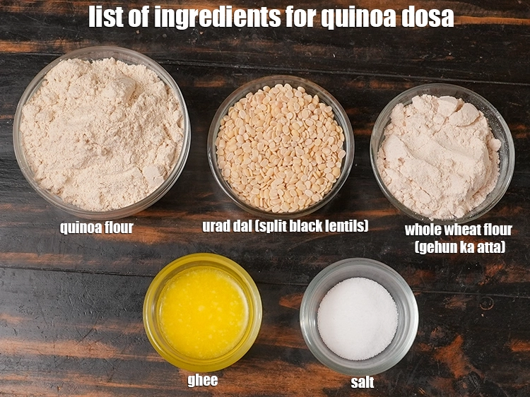 Step 23 – <p><strong>what is quinoa dosa made of ?</strong> See below the image of list of ingredients …